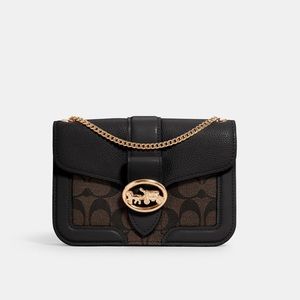 Coach Georgie Crossbody In Signature Canvas